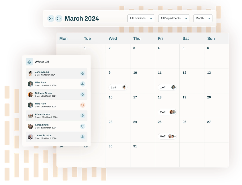 HRManager Team Calendar